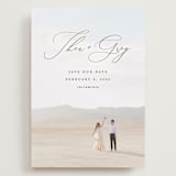 "Enchantment" - Save the Dates in Graphite by Snow and Ivy - Front
