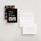 "modern classic" - Save the Dates in Noir by Corinne Malesic - Assembled