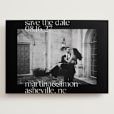 "baci di dama" - Save the Dates in Onyx by chocomocacino - Front