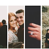 "Special Snapshots" - Save the Dates in Charcoal by Bethan - Detail