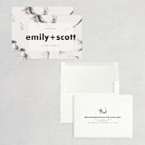 "Brush Strokes" - Save the Dates in Onyx by Joyce Pinheiro - Assembled