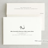 "Brush Strokes" - Save the Dates in Onyx by Joyce Pinheiro - FREE Recipient Addressing