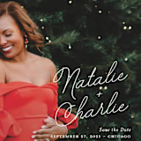"Namely" - Save the Dates in Ivory by Kaydi Bishop - Detail