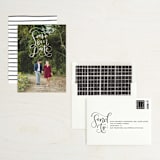 "Brushed" - Save the Dates in Pearl by Amy Payne - Assembled