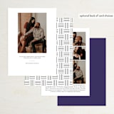 "Let's I Do This Thing" - Save the Dates in Royal by Ellis - Back of Card Options