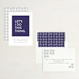"Let's I Do This Thing" - Save the Dates in Royal by Ellis - Assembled