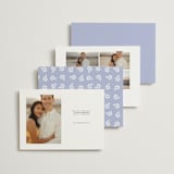 "Meander" - Save the Dates in Snow by Angela Marzuki - Back of Card Options