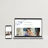 "Meander" - Save the Dates in Snow by Angela Marzuki - FREE Wedding Website