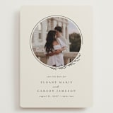 "Branched" - Save the Dates in Almond by Brianne Larsen - Front