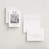 "watercolor flowers crest" - Save the Dates in Moss by Cass Loh - Assembled