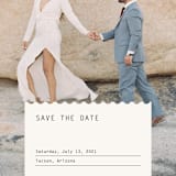 "Label" - Save the Dates in Slate by Joyce Pinheiro - Detail
