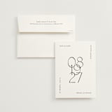 "Entwined" - Save the Dates in Newspaper by Chelsea Petaja - Save the Date with Envelope