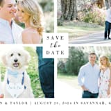 "Charmed Elegance" - Save the Dates in Tuxedo by Kasia Labocki - Detail