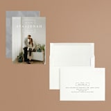 "Square Stamp" - Save the Dates in Cloud by Kelly Williams - Assembled
