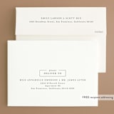 "Square Stamp" - Save the Dates in Cloud by Kelly Williams - FREE Recipient Addressing