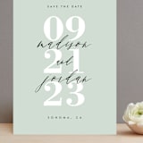 "type on type" - Save the Dates in Sage by Sarah Curry - Front