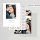 "We Do" - Save the Dates in Pearl by Laura Hamm - Back of Card Options