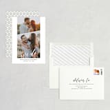 "We Do" - Save the Dates in Pearl by Laura Hamm - Assembled