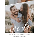 "We Do" - Save the Dates in Pearl by Laura Hamm - Detail