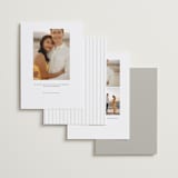 "Simple Edge" - Save the Dates in Cloud by Amy Kross - Back of Card Options