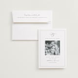 "Simple Edge" - Save the Dates in Cloud by Amy Kross - Save the Date with Envelope
