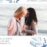 "Destiny" - Save the Dates in Cobalt by Nicoletta Savod - Detail