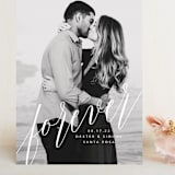 "forever with you" - Save the Dates in Linen by Lori James - Front