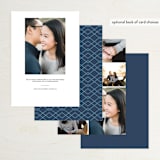 "forever with you" - Save the Dates in Linen by Lori James - Back of Card Options