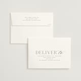 "Classic Serif" - Save the Dates in Dove by Hooray Creative - FREE Recipient Addressing