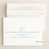"Heart Love" - Save the Dates in Cloud by Chasity Smith - FREE Recipient Addressing
