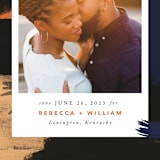 "Gallery Crush" - Save the Dates in Ocean by Kate Ross - Detail