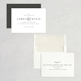 "Classically Stated" - Save the Dates in Charcoal by Roxy Cervantes - Assembled