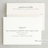 "Classically Stated" - Save the Dates in Charcoal by Roxy Cervantes - FREE Recipient Addressing