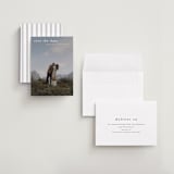 "Typographic Header" - Save the Dates in Cotton by Stacey Meacham - Assembled