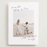 "Joyful Jot" - Save the Dates in Pearl by Lindsay Megahed - Front