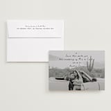 "Noted" - Save the Dates in Noir by Olivia Raufman - Save the Date with Envelope
