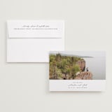 "Composition" - Save the Dates in Snow by Kaydi Bishop - Save the Date with Envelope