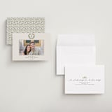 "Classic monogram" - Save the Dates in Ecru by Susan Moyal - Assembled