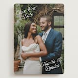 "All Four Corners" - Save the Dates in Cloud by Hooray Creative - Front