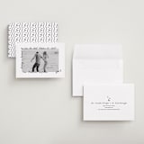 "Showered" - Save the Dates in Graphite by Claudia Orengo - Assembled