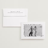"Showered" - Save the Dates in Graphite by Claudia Orengo - Save the Date with Envelope