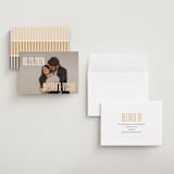 "Ensemble" - Save the Dates in Honey by letterfix - Assembled