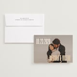 "Ensemble" - Save the Dates in Honey by letterfix - Save the Date with Envelope