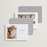 "Whimsical" - Save the Dates in Snow by Emily Sabol Goss - Back of Card Options