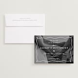 "Whimsical" - Save the Dates in Snow by Emily Sabol Goss - Save the Date with Envelope