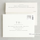 "Editorially" - Save the Dates in Tuxedo by Everett Paper Goods - FREE Recipient Addressing
