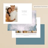 "Aubrieta" - Save the Dates in Denim by Itsy Belle Studio - Back of Card Options