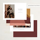 "Galeria" - Save the Dates in Autumn by Kelly Schmidt - Back of Card Options