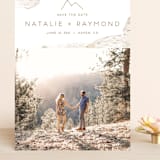 "Birchbark" - Save the Dates in Natural by Kelsey Mucci - Front