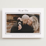 "Engraved names" - Save the Dates in Burgundy by Stacey Meacham - Front